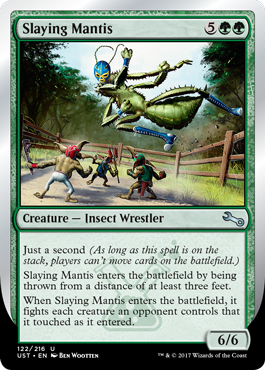 Slaying Mantis (Unstable) Light Play Foil