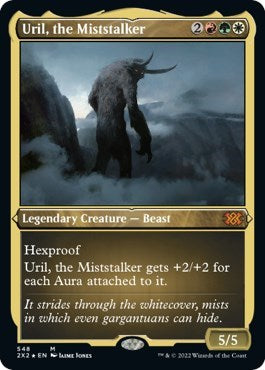 Uril, the Miststalker (Foil Etched) (Double Masters 2022) Light Play Foil