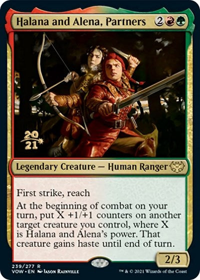 Halana and Alena, Partners (Promos: Prerelease Cards) Near Mint Foil
