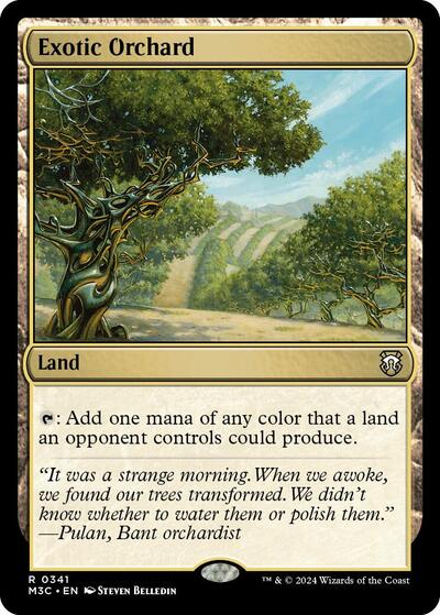 Exotic Orchard (Commander: Modern Horizons 3) Light Play