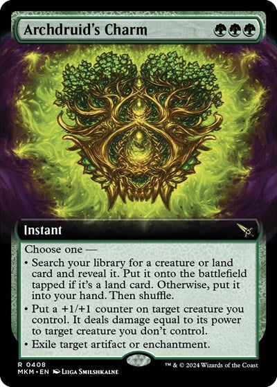 Archdruid s Charm Extended Art|1|0|0.00