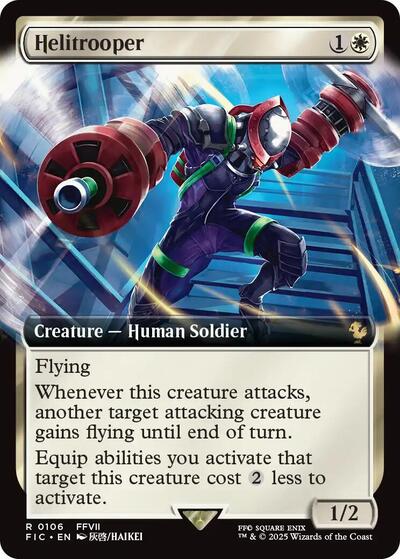 Helitrooper (Extended Art) (Commander: FINAL FANTASY) Light Play