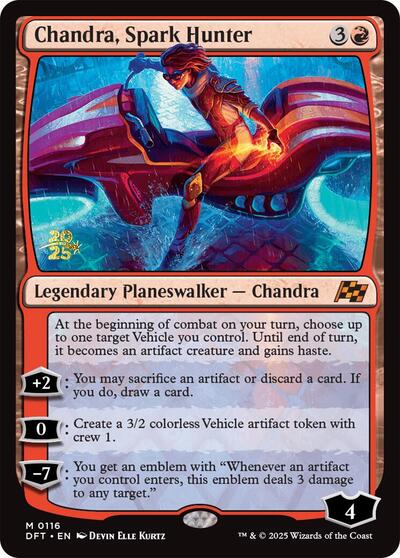 Chandra, Spark Hunter (Promos: Prerelease Cards) Light Play Foil
