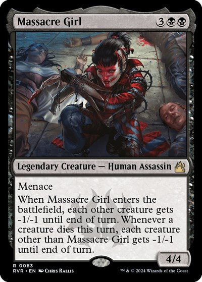 Massacre Girl (Ravnica Remastered) Near Mint Foil