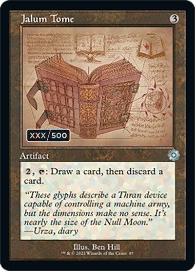 Jalum Tome (Schematic) (Serial Numbered) (The Brothers' War: Retro Frame Artifacts) Near Mint Foil