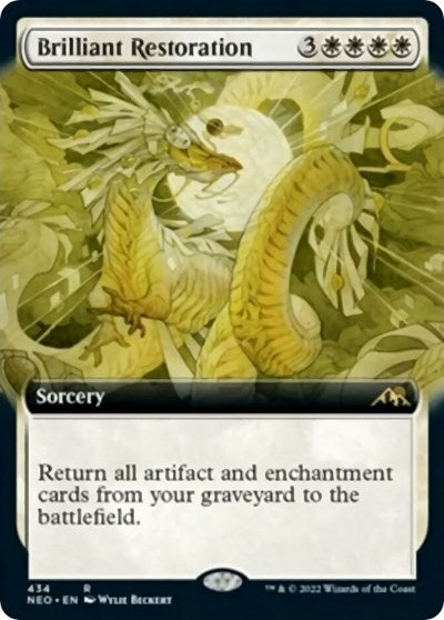 Brilliant Restoration (Extended Art) (Kamigawa: Neon Dynasty) Near Mint Foil