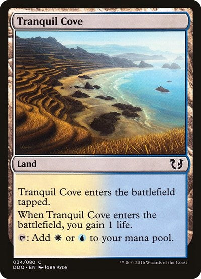 Tranquil Cove (Duel Decks: Blessed vs Cursed) Light Play