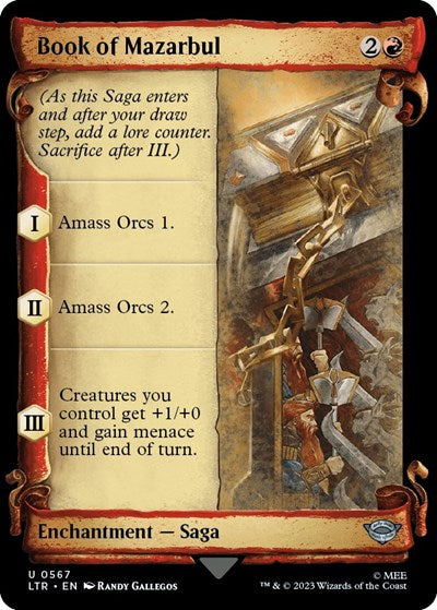 Book of Mazarbul (Showcase Scrolls) (Universes Beyond: The Lord of the Rings: Tales of Middle-earth) Near Mint