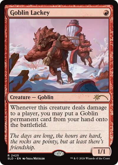 Goblin Lackey (2425) (Secret Lair) Near Mint