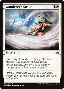 Wanderer's Strike (War of the Spark) Light Play Foil