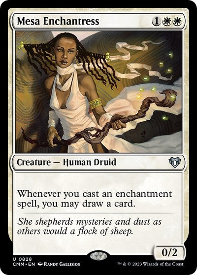 Mesa Enchantress (Commander Masters) Near Mint
