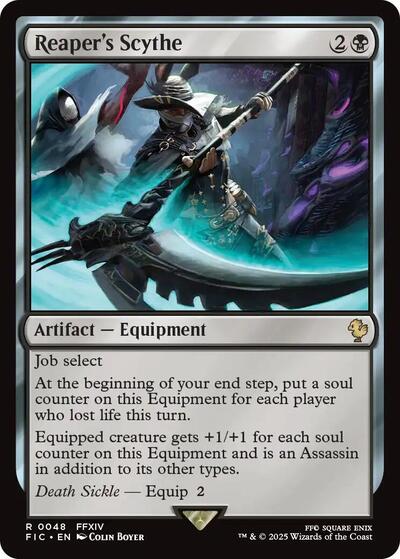 Reaper's Scythe (Surge Foil) (Commander: FINAL FANTASY) Near Mint Foil