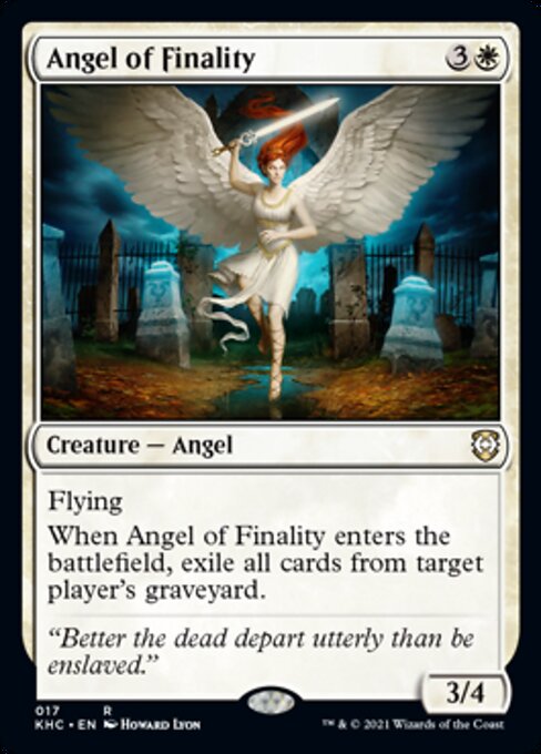 Angel of Finality (Commander 2021 Kaldheim) Damaged / Poor