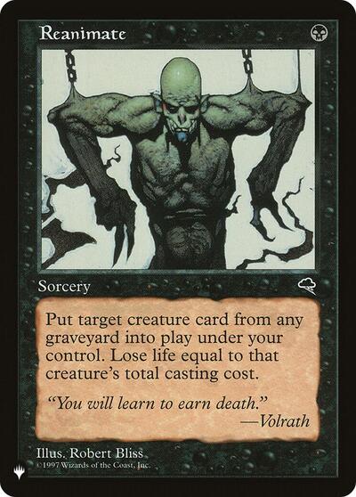 Reanimate (The List) Near Mint