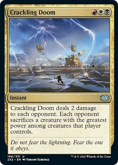 Crackling Doom (Double Masters 2022) Light Play