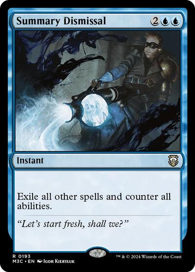 Summary Dismissal (Commander: Modern Horizons 3) Light Play