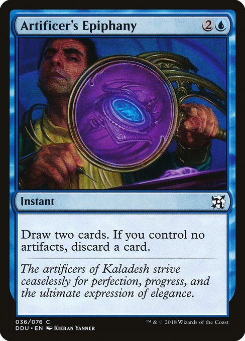 Artificer's Epiphany (Duel Decks: Elves vs Inventors) Light Play