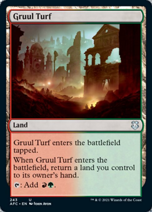 Gruul Turf (Commander 2021 Forgotten Realms) Near Mint