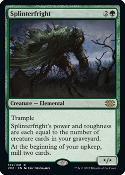 Splinterfright (Double Masters 2022) Light Play Foil