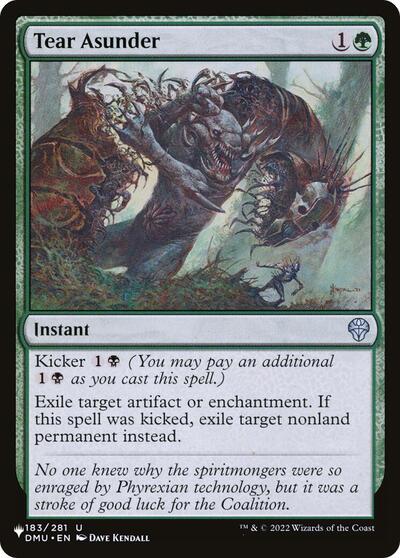 Tear Asunder (The List) Near Mint