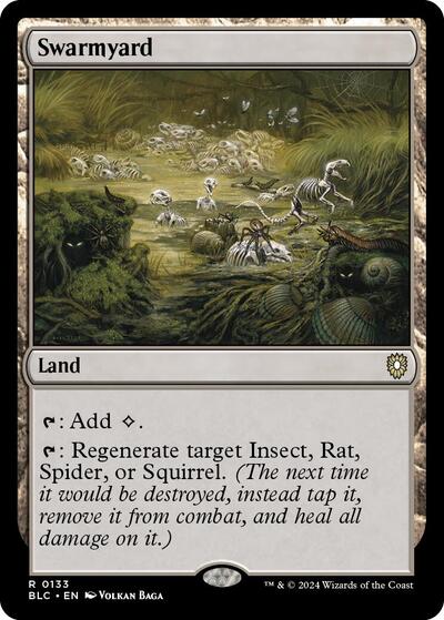 Swarmyard (Commander: Bloomburrow) Medium Play