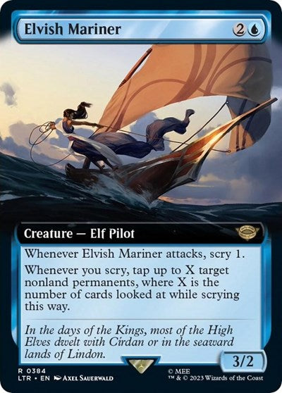 Elvish Mariner (Extended Art) (Universes Beyond: The Lord of the Rings: Tales of Middle-earth) Light Play