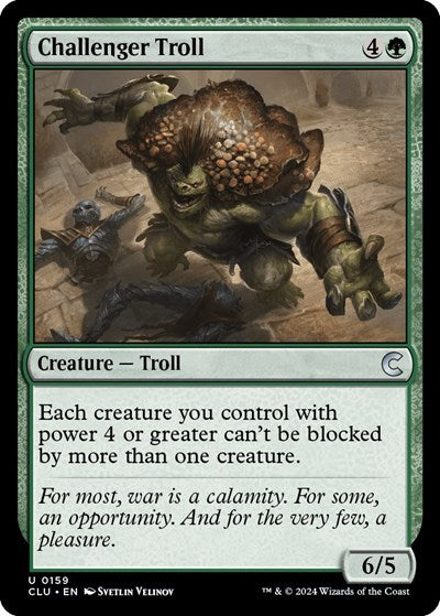 Challenger Troll (Ravnica: Clue Edition) Medium Play