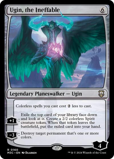 Ugin, the Ineffable (Ripple Foil) (Commander: Modern Horizons 3) Near Mint Foil