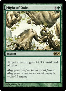 Might of Oaks (Magic 2010 Core Set) Medium Play