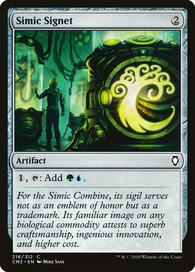 Simic Signet (216) (Commander Anthology Volume II) Light Play