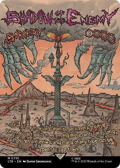Shadow of the Enemy Borderless Poster|1|0|0.00