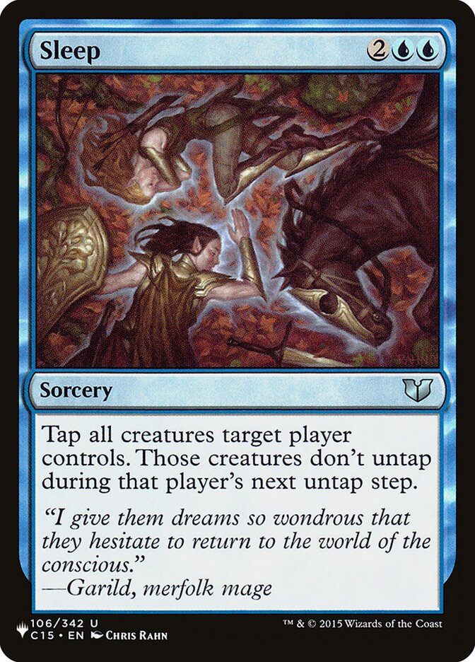 Sleep (The List) Near Mint