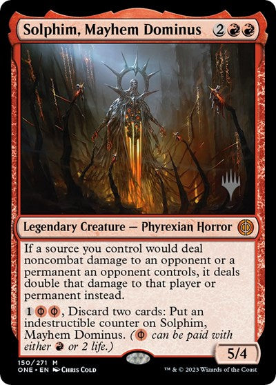 Solphim, Mayhem Dominus (Promo Pack: Phyrexia: All Will Be One) Near Mint