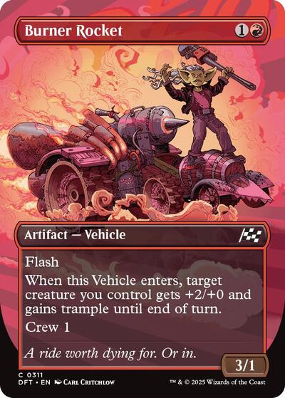 Burner Rocket (Borderless) (Aetherdrift) Near Mint