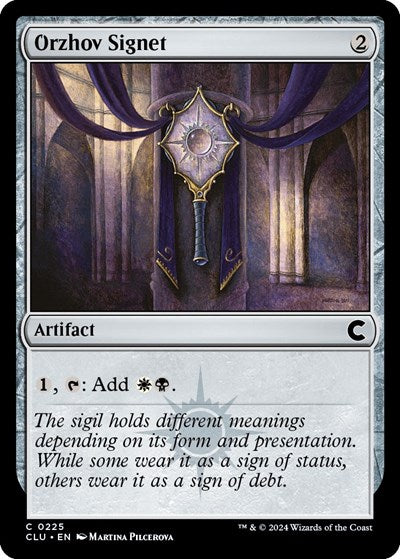 Orzhov Signet (Ravnica: Clue Edition) Near Mint