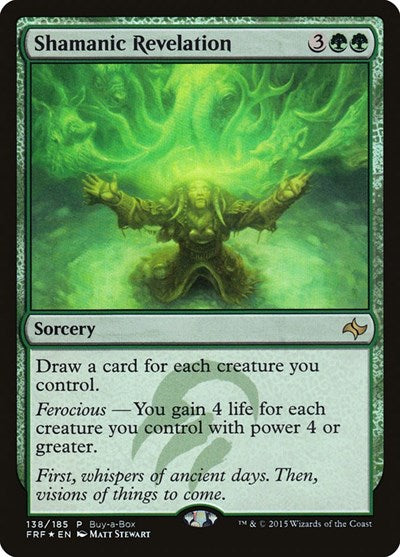 Shamanic Revelation (Promos: Buy-A-Box) Medium Play Foil