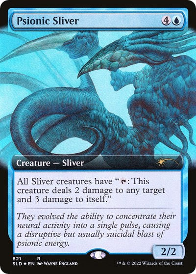 Psionic Sliver (Extended Art) (Secret Lair) Near Mint Foil