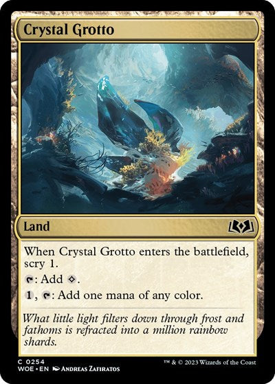 Crystal Grotto (Wilds of Eldraine) Light Play Foil