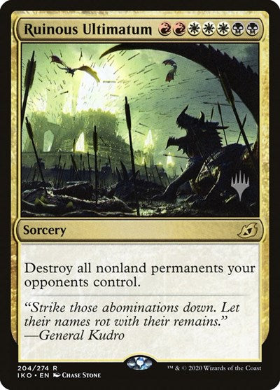 Ruinous Ultimatum (Promo Pack: Ikoria) Light Play