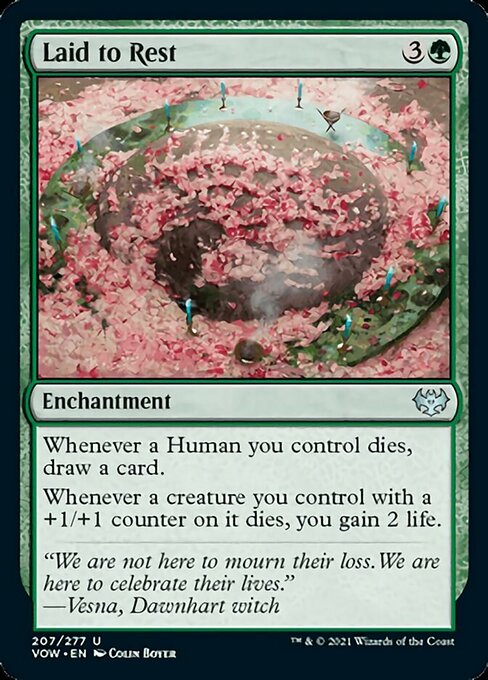Laid to Rest (Innistrad: Crimson Vow) Light Play Foil
