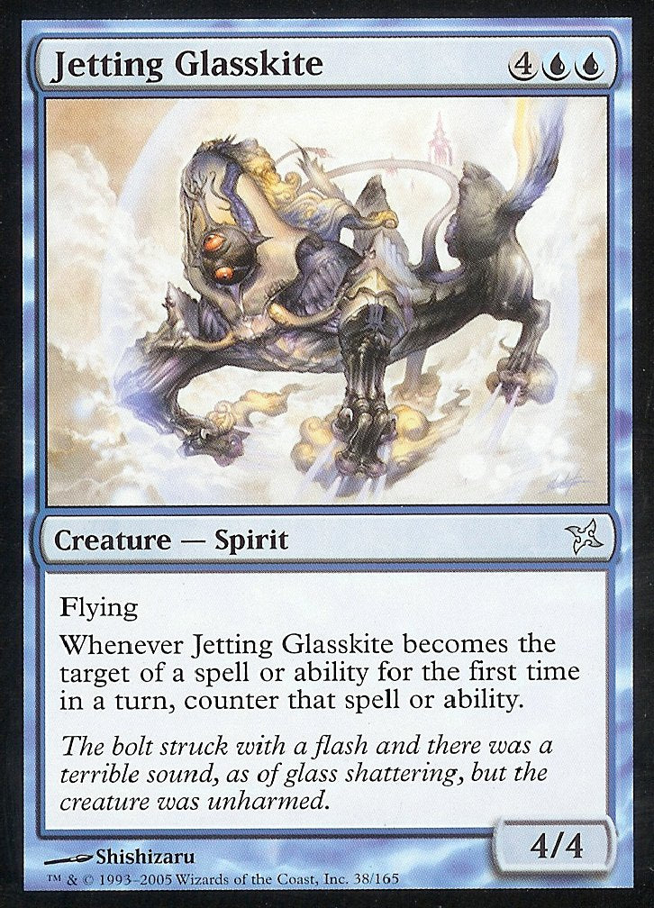 Jetting Glasskite (Betrayers of Kamigawa) Medium Play