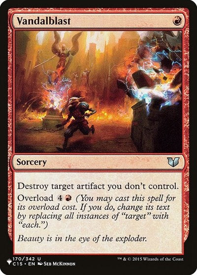 Vandalblast (Secret Lair Commander: Heads I Win, Tails You Lose) Near Mint