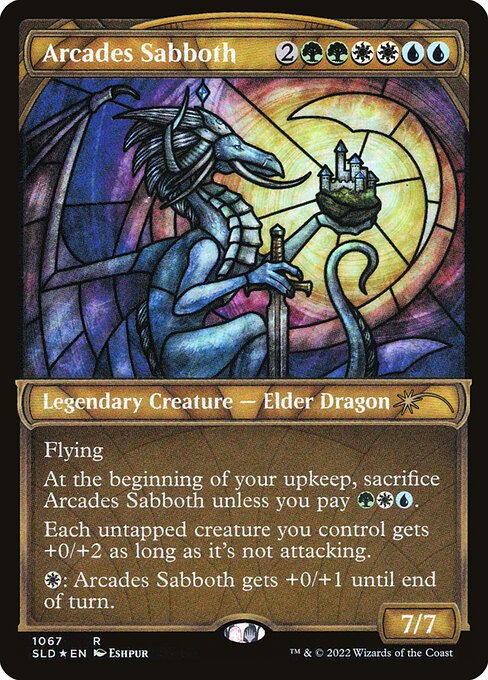 Arcades Sabboth (Stained Glass) (Secret Lair) Near Mint Foil