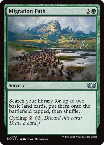 Migration Path (Commander: Tarkir: Dragonstorm) Light Play