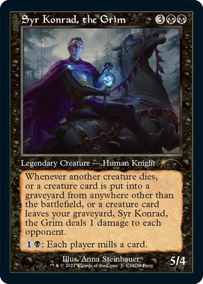 Syr Konrad, the Grim (Retro Frame) (Promos: WPN and Gateway) Near Mint Foil