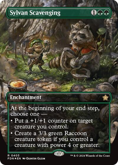 Sylvan Scavenging Borderless Mana Foil|0|0|0.00