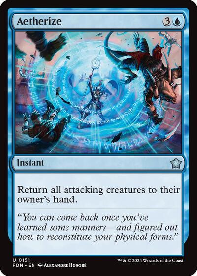 Aetherize (Foundations) Light Play Foil