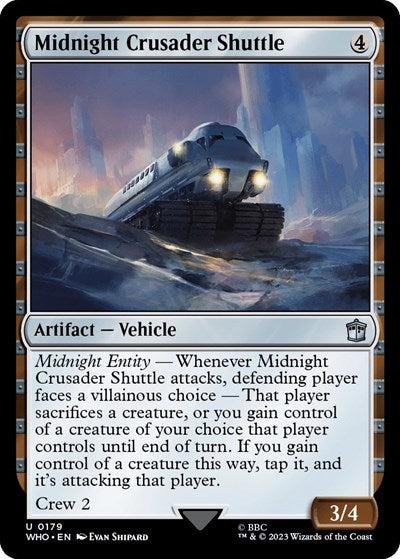Midnight Crusader Shuttle (Universes Beyond: Doctor Who) Light Play