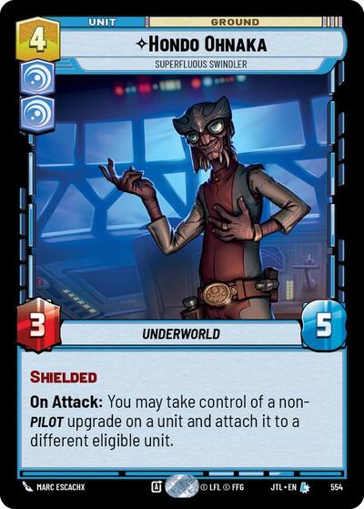 Hondo Ohnaka Superfluous Swindler (Foil) (Jump to Lightspeed) Near Mint Foil