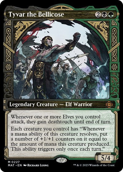 Tyvar the Bellicose (Halo Foil) (March of the Machine: The Aftermath) Near Mint Foil